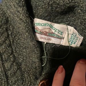 100% wool real Aran kids sweater.